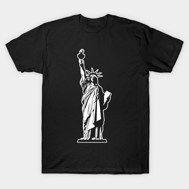 Statue of Liberty - T-Shirt Gifts T-Shirt by Shirtbubble